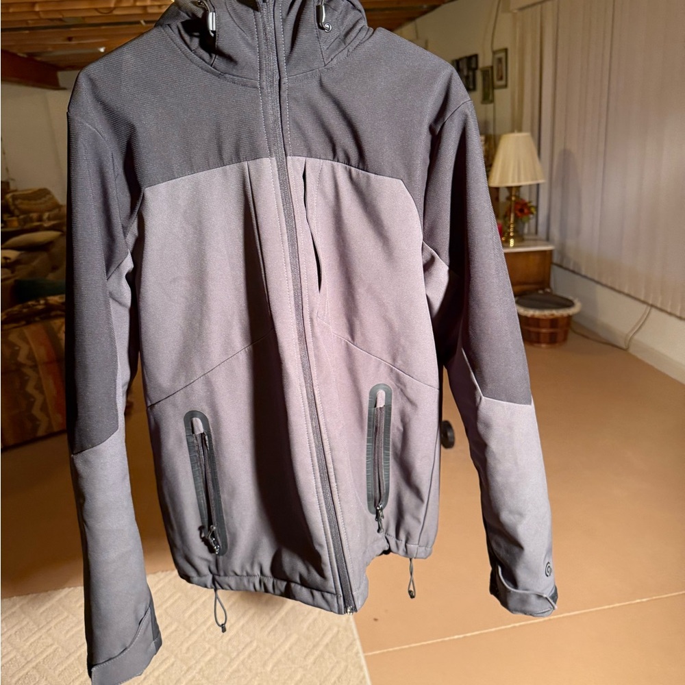 Champion Men's Black and Gray Performance Jacket